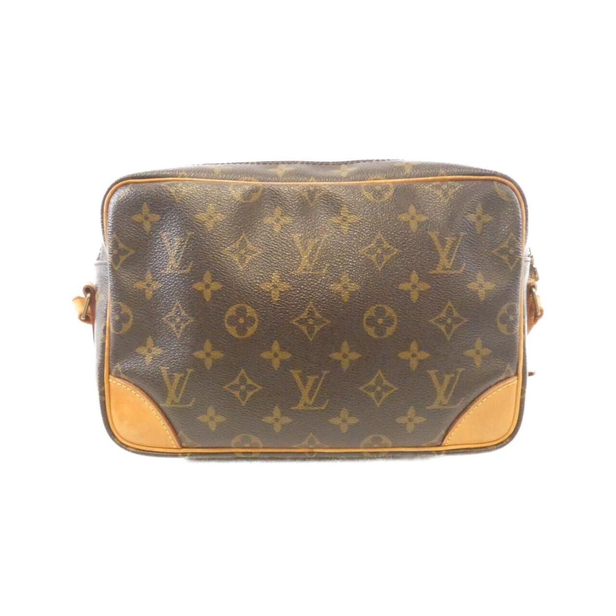 Louis Vuitton Marron Coated Canvas Shoulder Bag