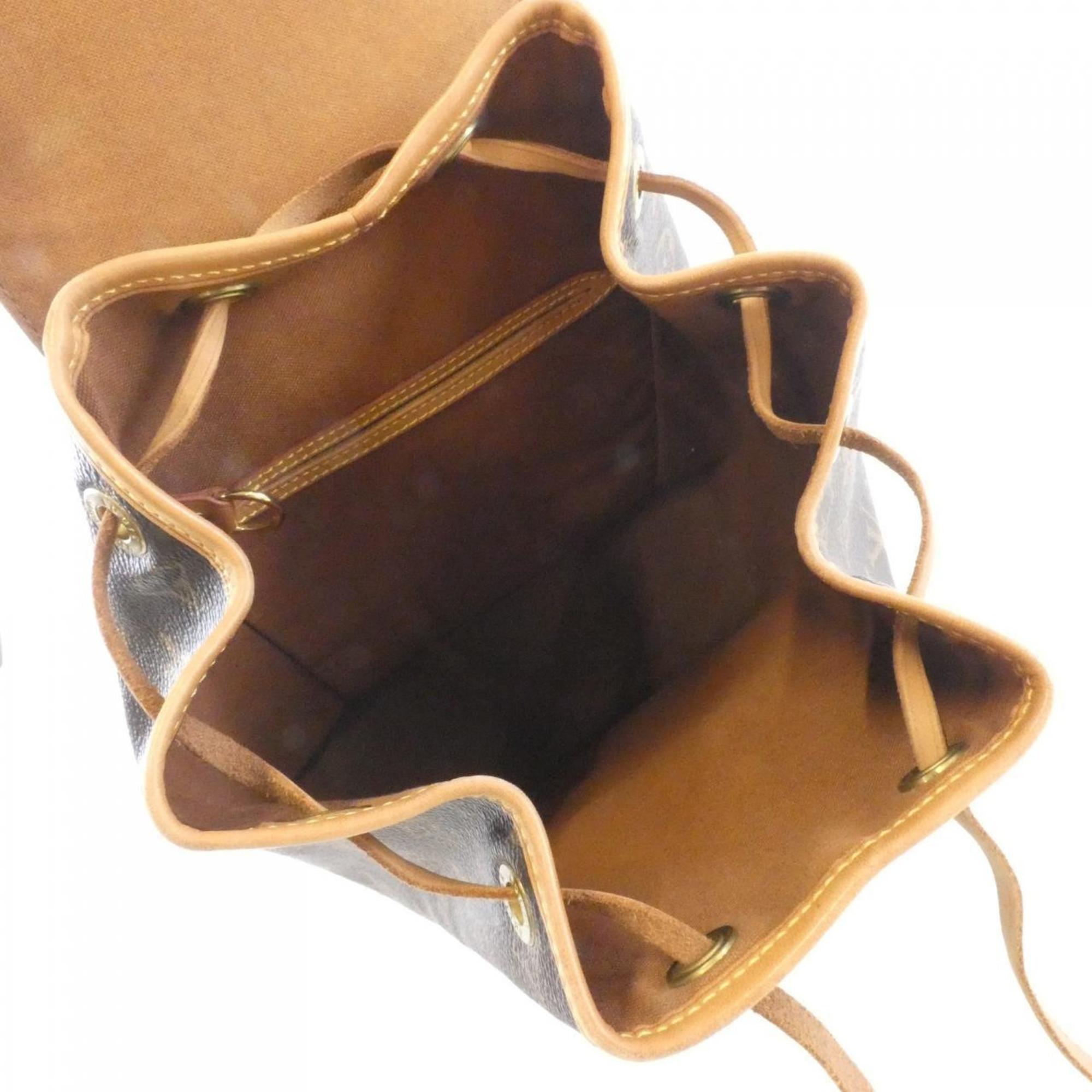 Louis Vuitton Monogram Marron Coated Canvas Backpack