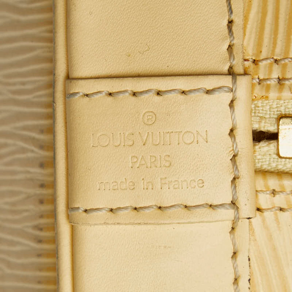 Louis Vuitton Yellow Leather Handbag