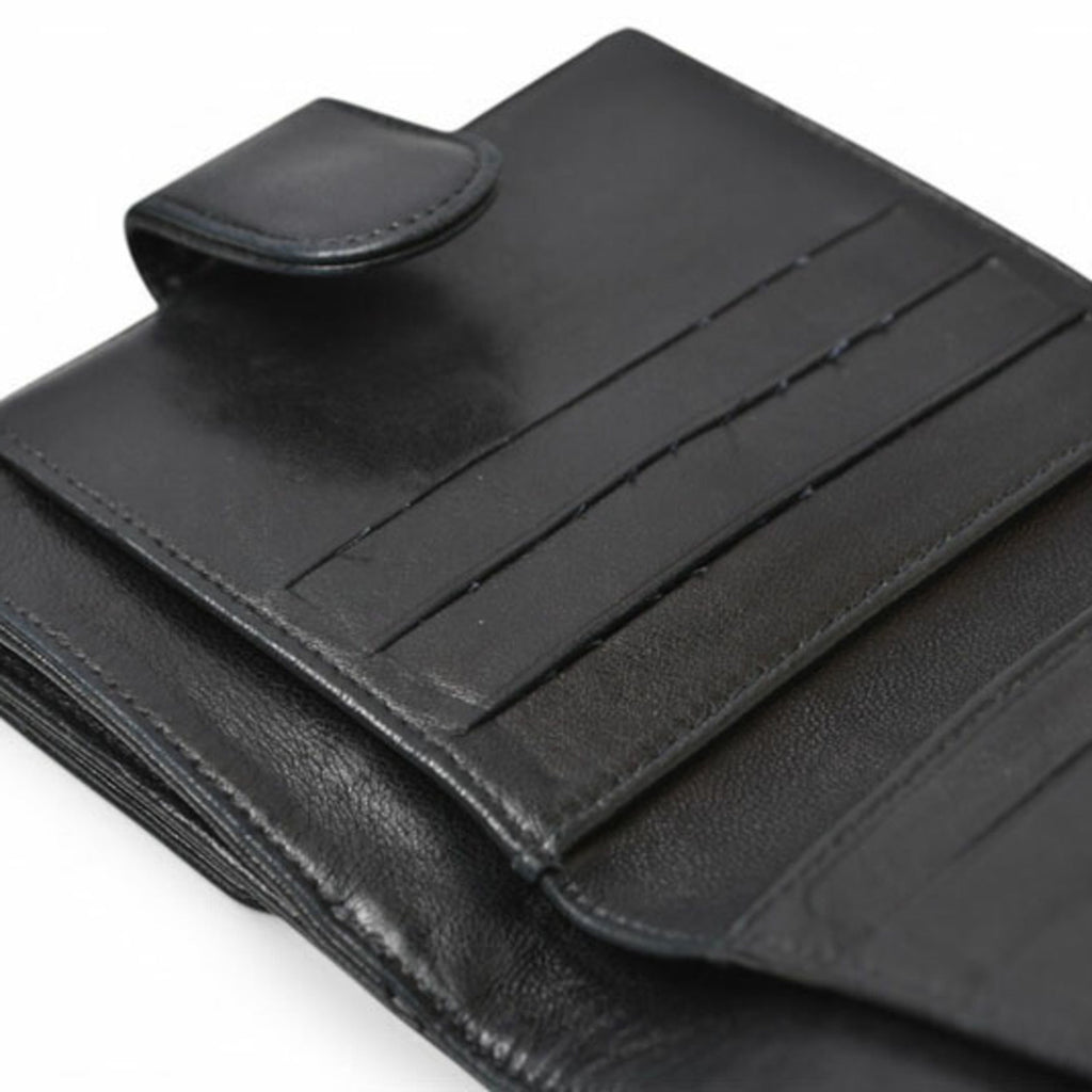 Chanel Black Leather Wallet (Bi-Fold)