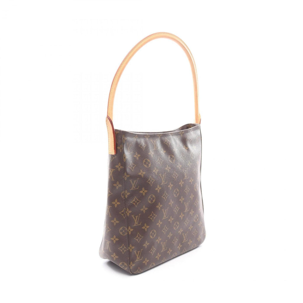 Louis Vuitton Brown Monogram Coated Canvas Leather Handbag Shoulder Bag