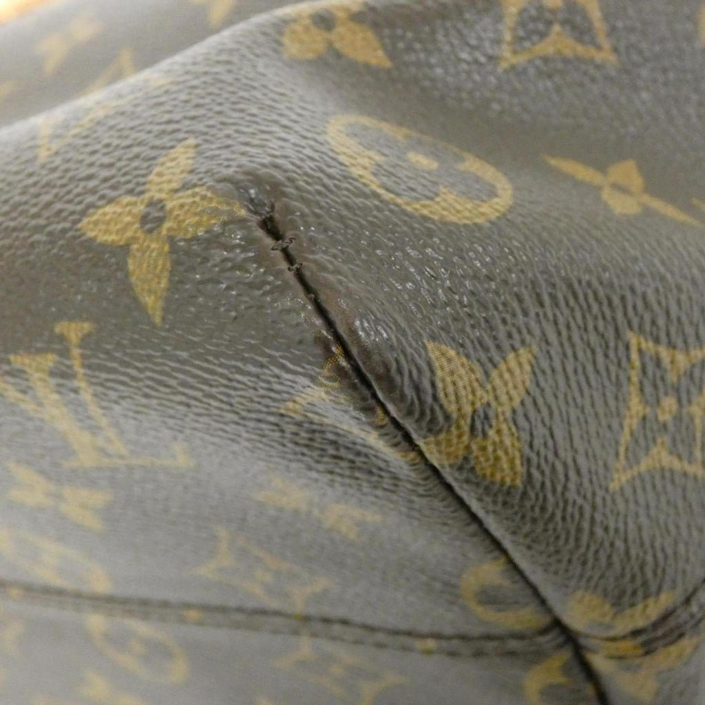 Louis Vuitton Marron Coated Canvas Handbag