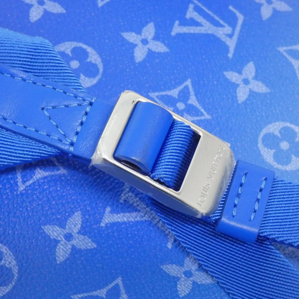 Louis Vuitton Blue Coated Canvas Backpack