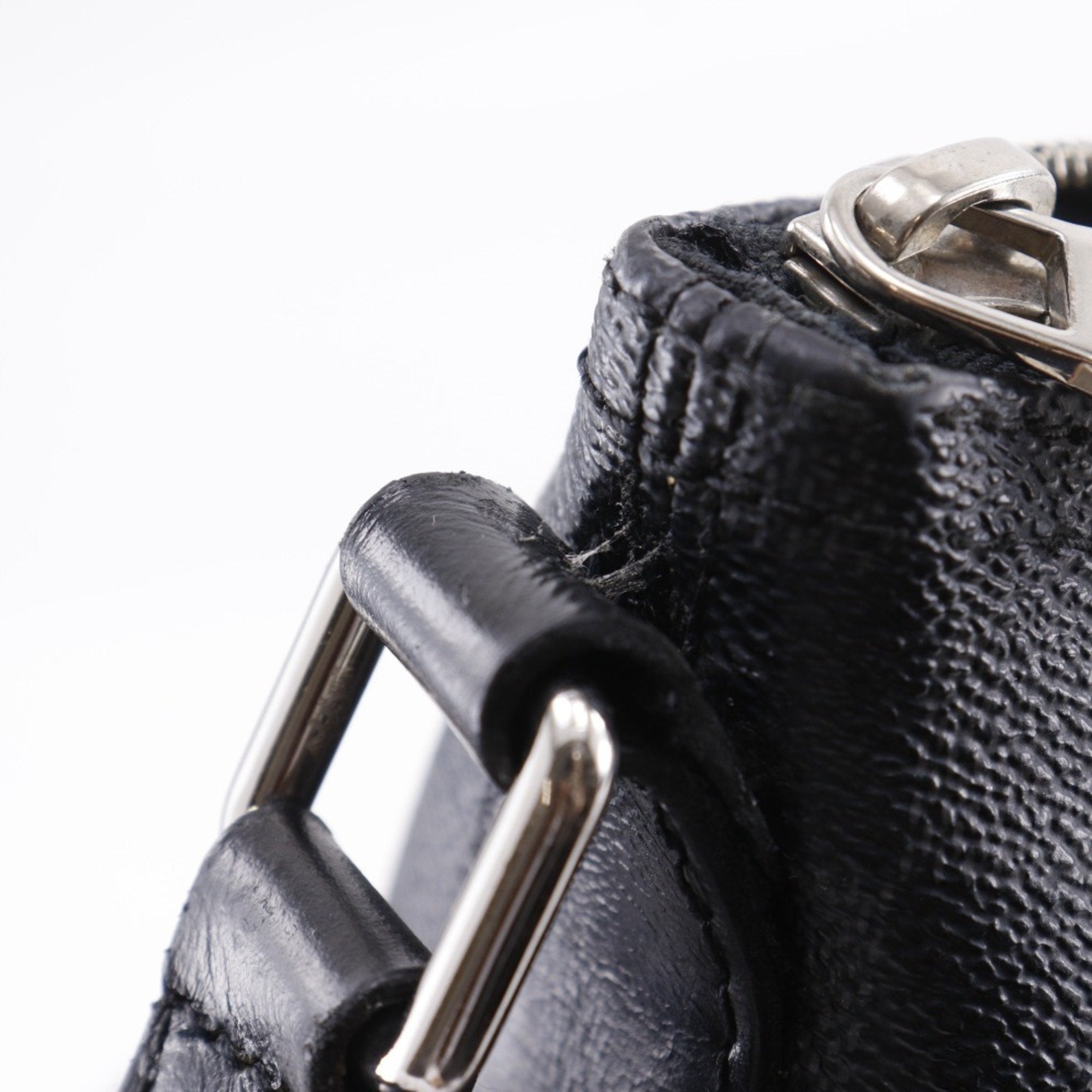 Louis Vuitton Black Damier Graphite Canvas Shoulder Bag