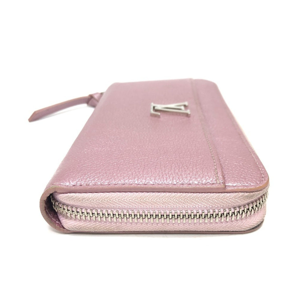 Louis Vuitton Metallic Pink Leather Long Wallet
