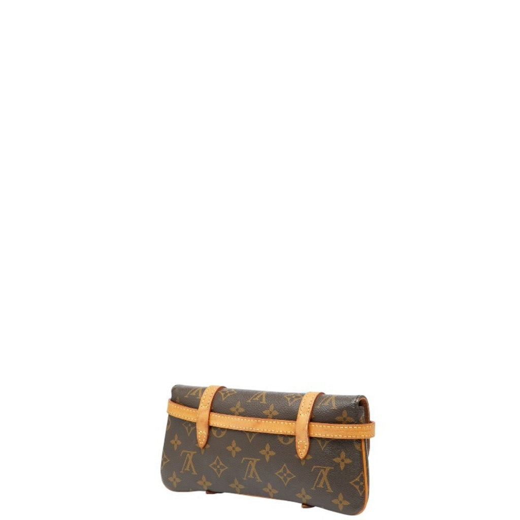 Louis Vuitton Brown Pvc Leather Fanny Pack Pochette