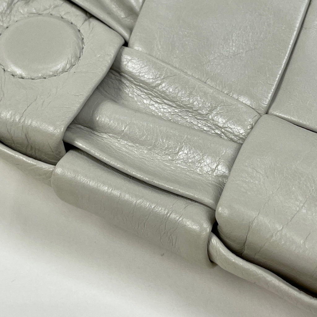 Bottega Veneta White Leather Shoulder Bag