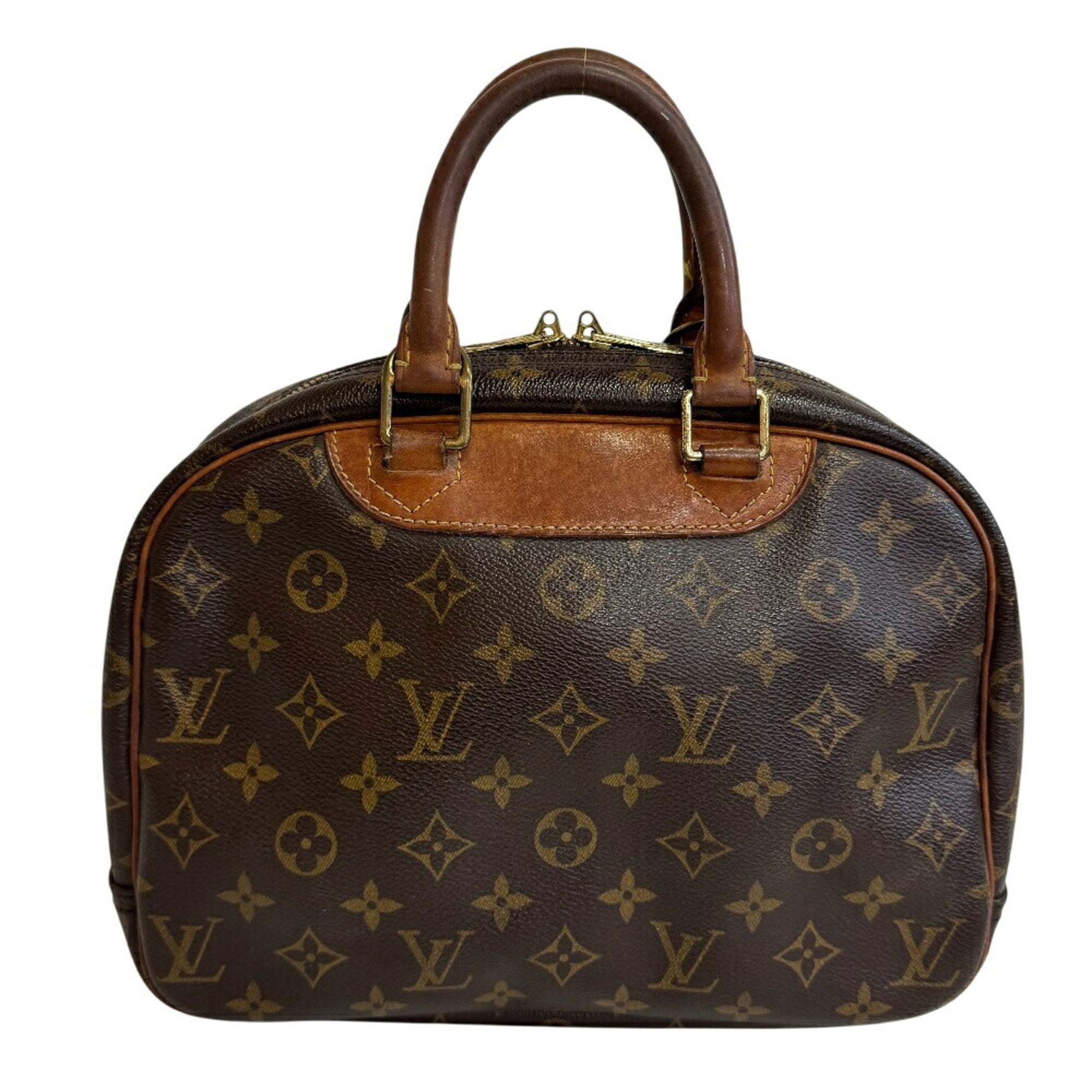 Louis Vuitton Brown Leather Handbag
