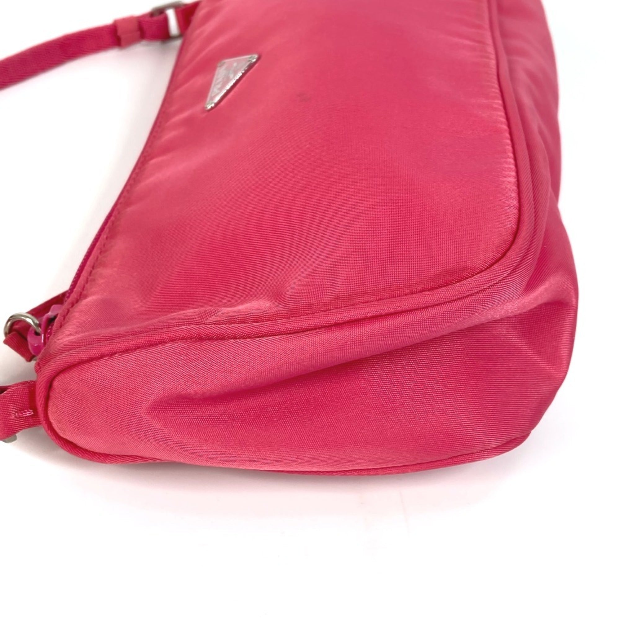 Prada Pink Nylon Handbag Shoulder Bag