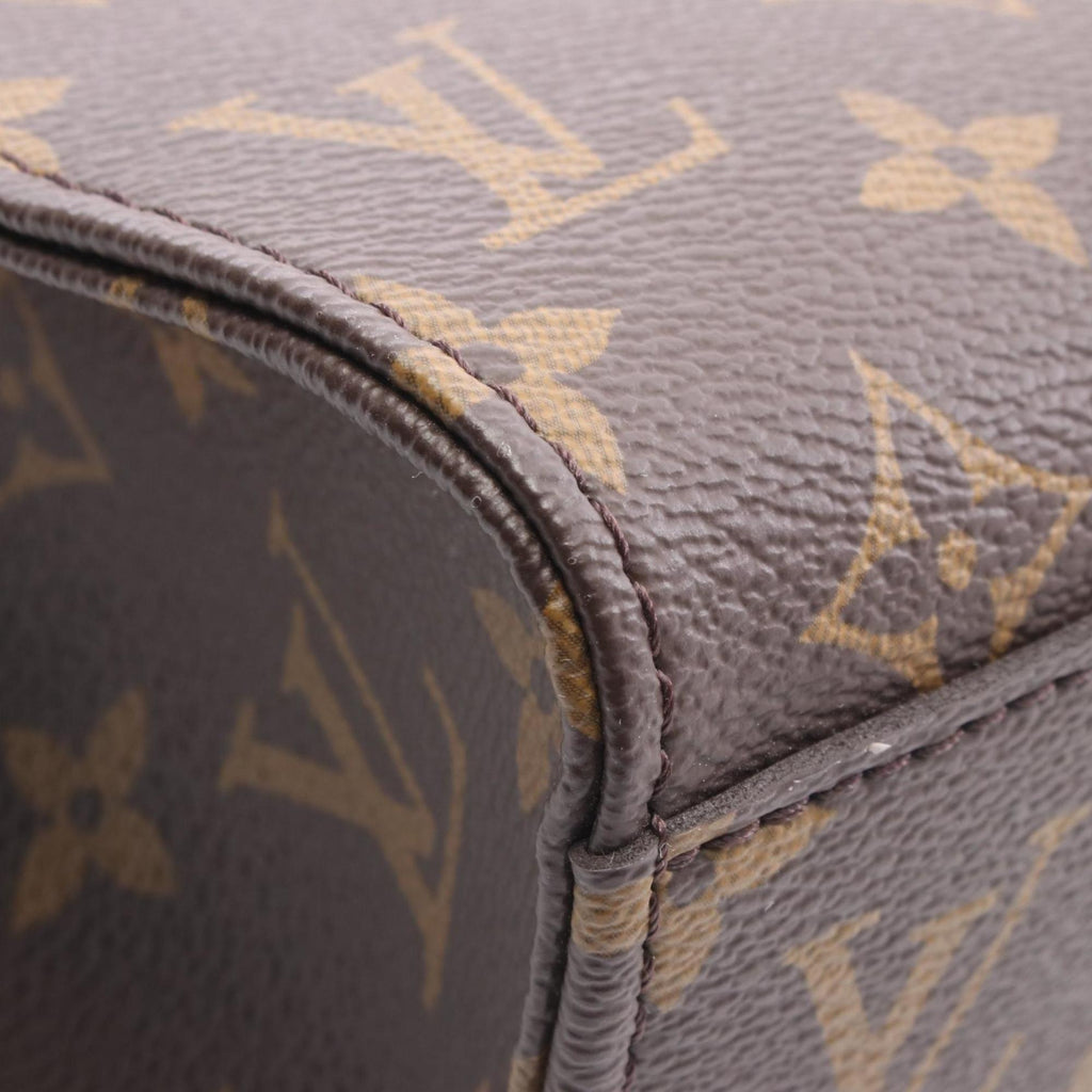 Louis Vuitton Brown Monogram Coated Canvas Leather Monogram Handbag