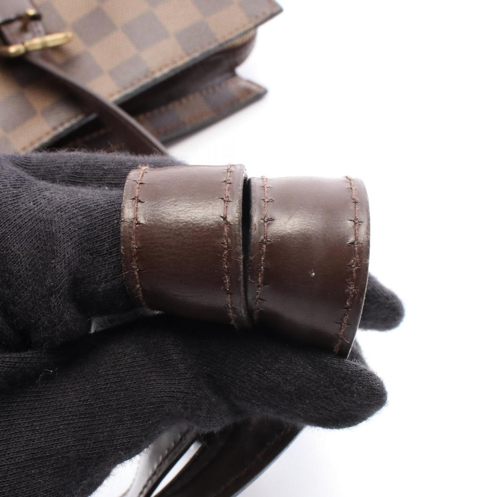 Louis Vuitton Brown Ebene Coated Canvas Leather Tote Bag
