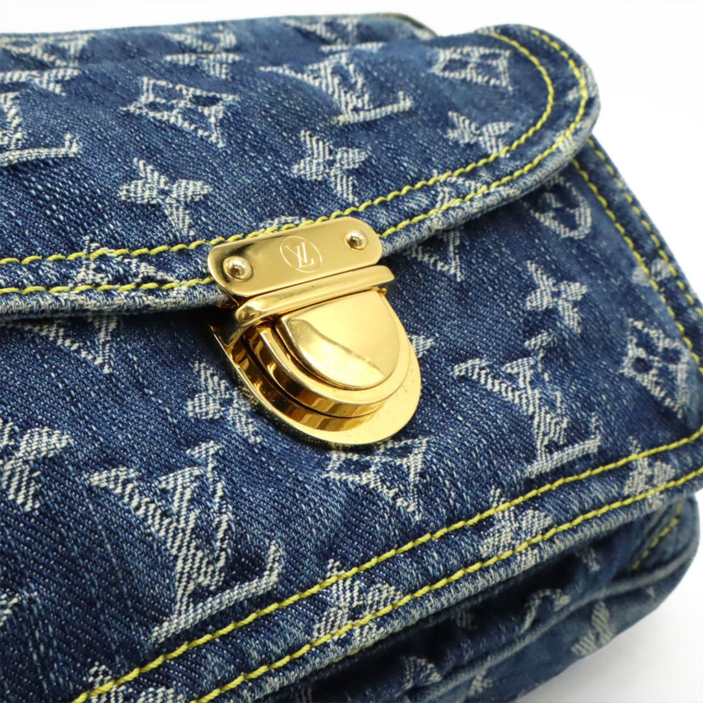 Louis Vuitton Blue Monogram Denim Fanny Pack Shoulder Bag
