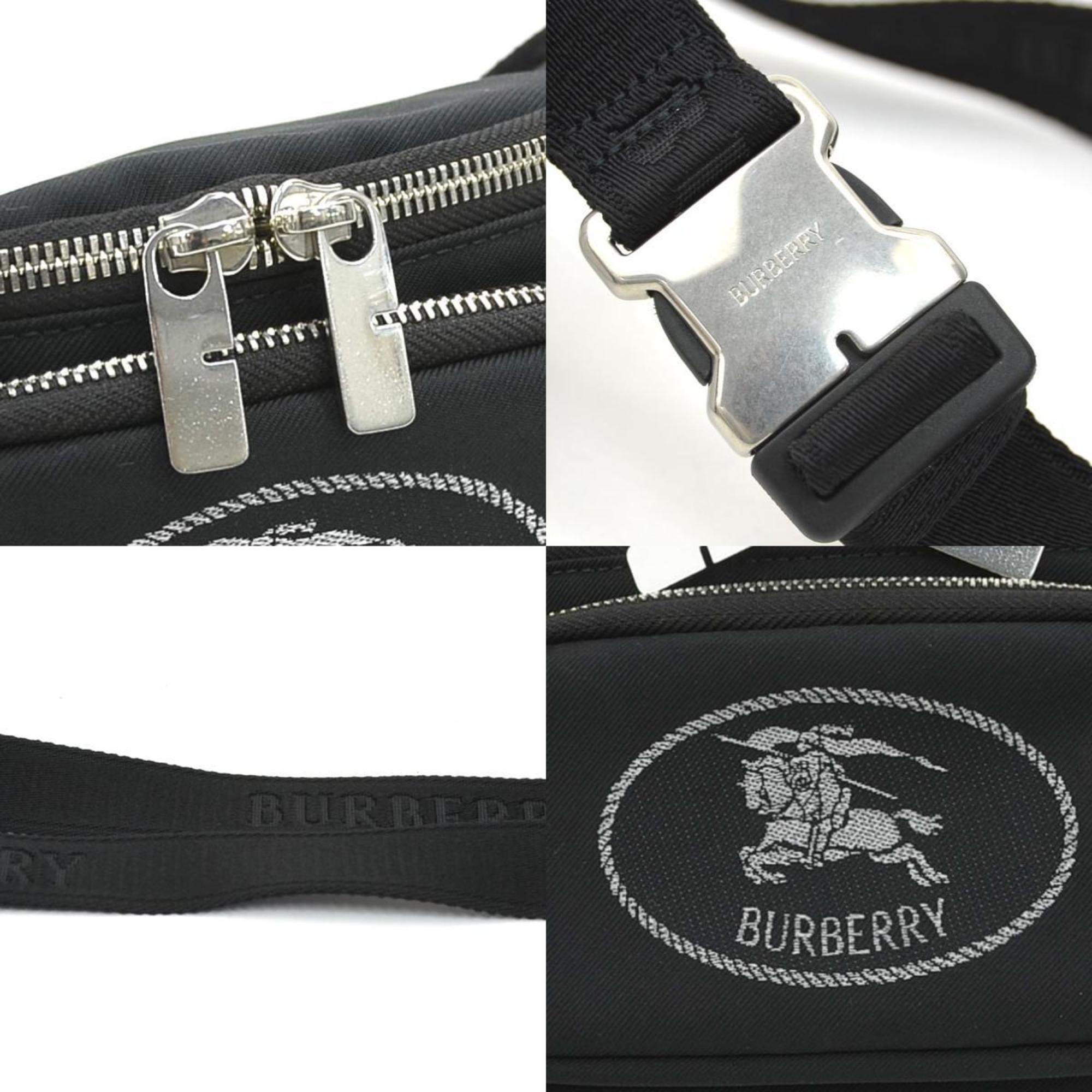Burberry Black Nylon Canvas Fanny Pack