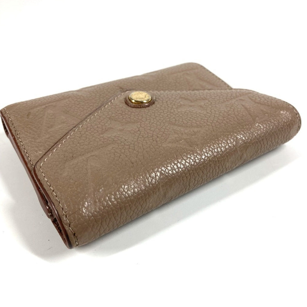 Louis Vuitton Beige Monogram Empreinte Wallet (Tri-Fold)