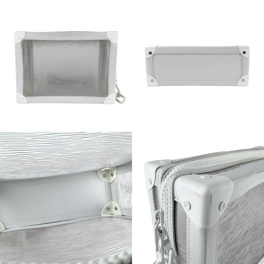 Louis Vuitton Clear White Pvc Leather Shoulder Bag