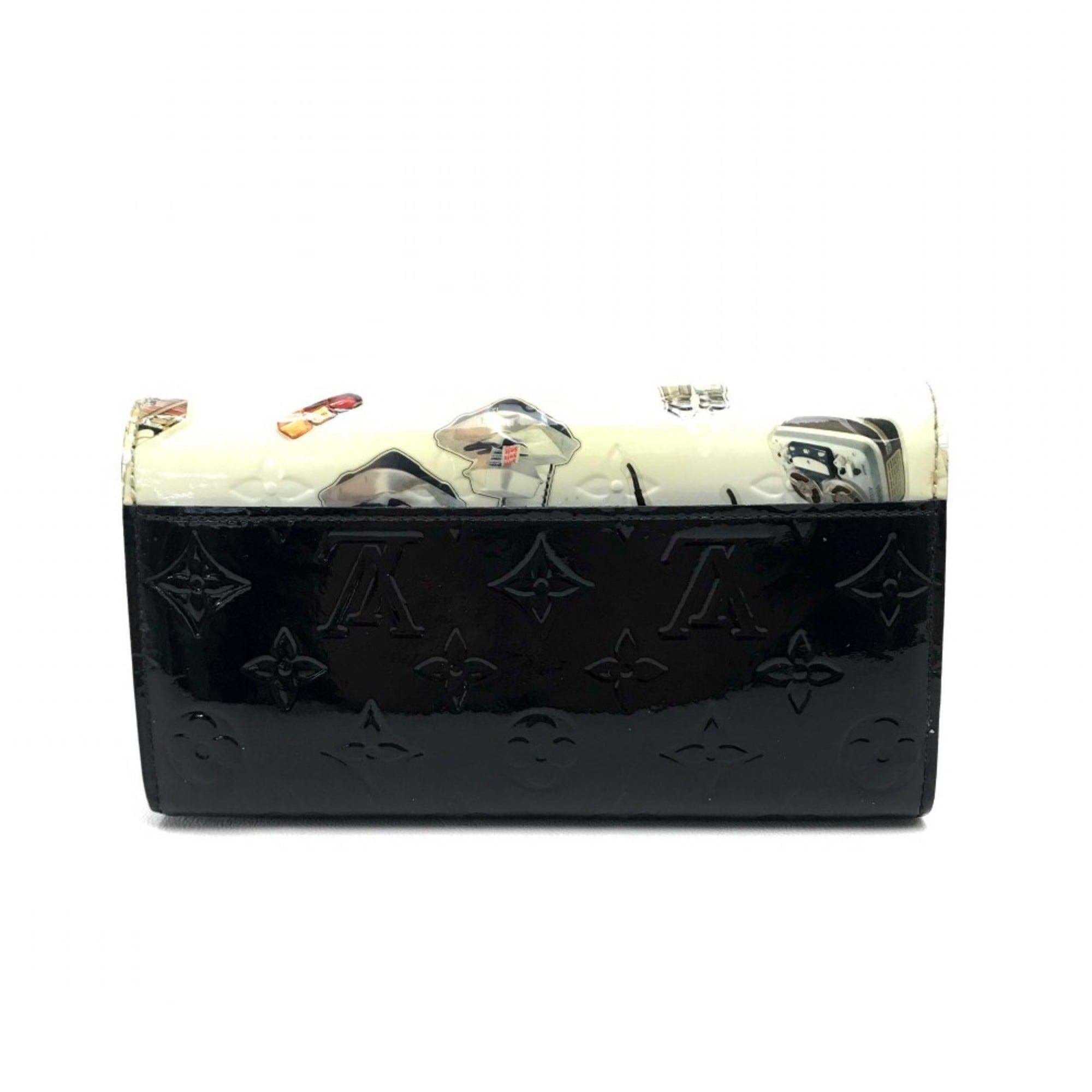 Louis Vuitton White Leather Long Wallet