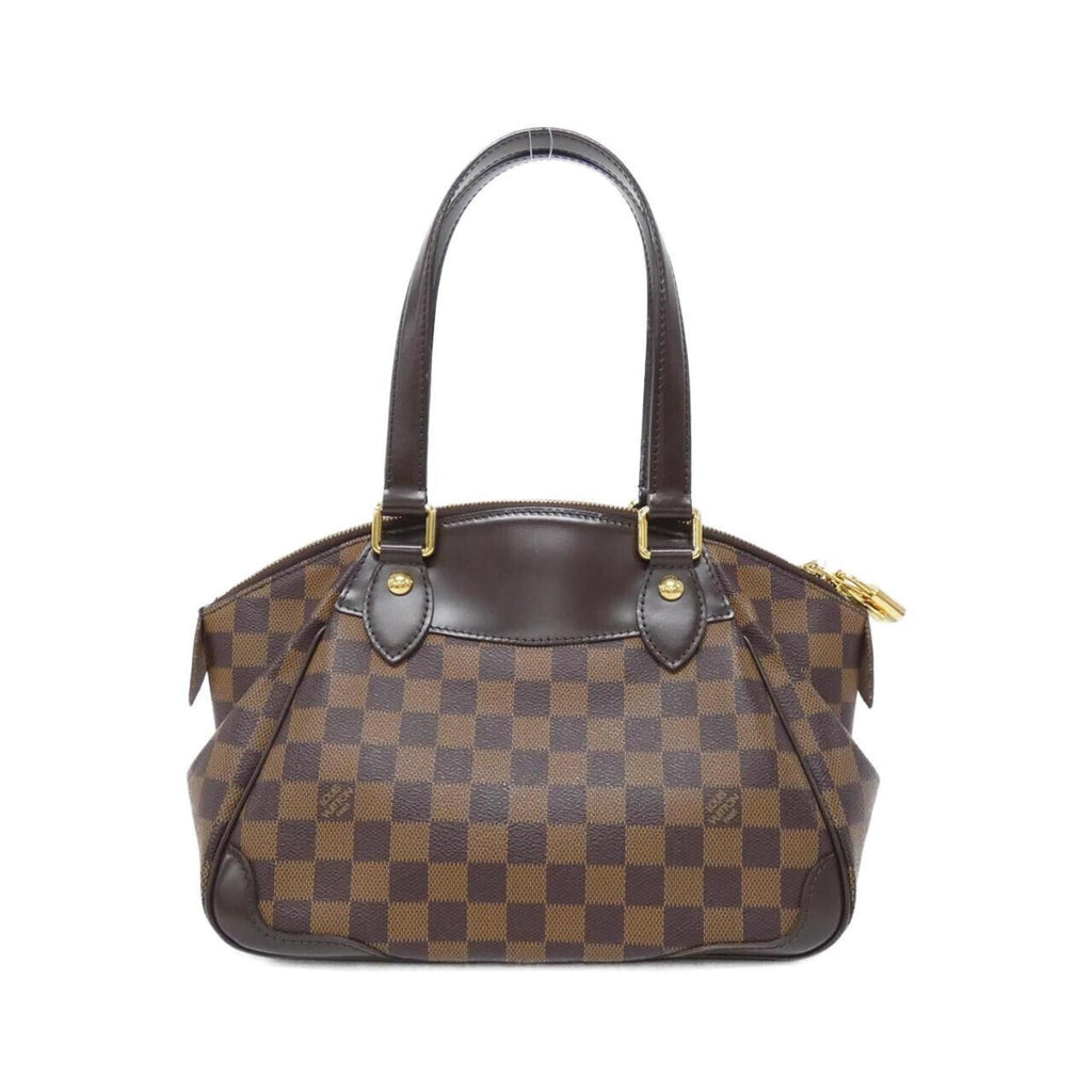 Louis Vuitton Brown Coated Canvas Handbag