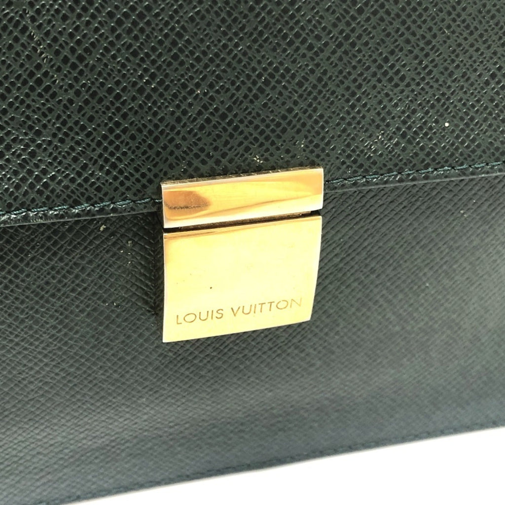 Louis Vuitton Episea Leather Taiga Leather Clutch Bag