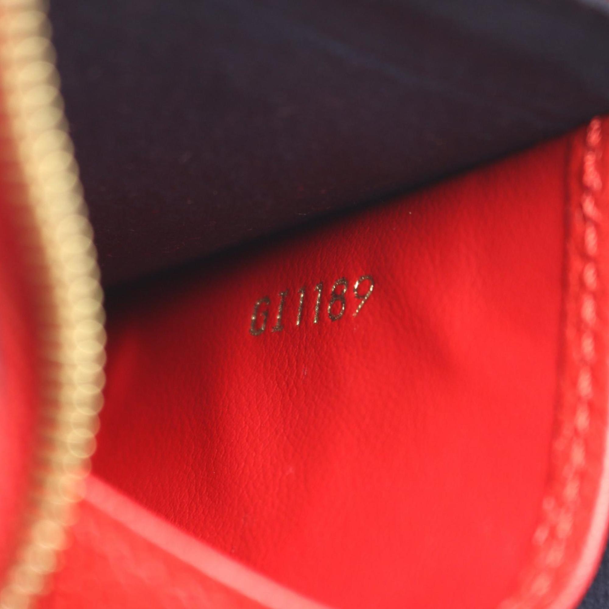 Louis Vuitton Marine Rouge Navy Red Color Monogram Empreinte Pochette Shoulder Bag