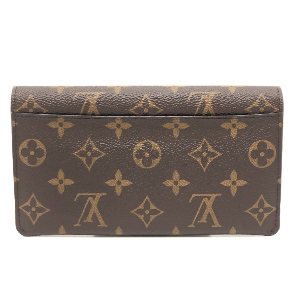 Louis Vuitton Monogram Brown Rose Ballerine Monogram Long Bill Wallet