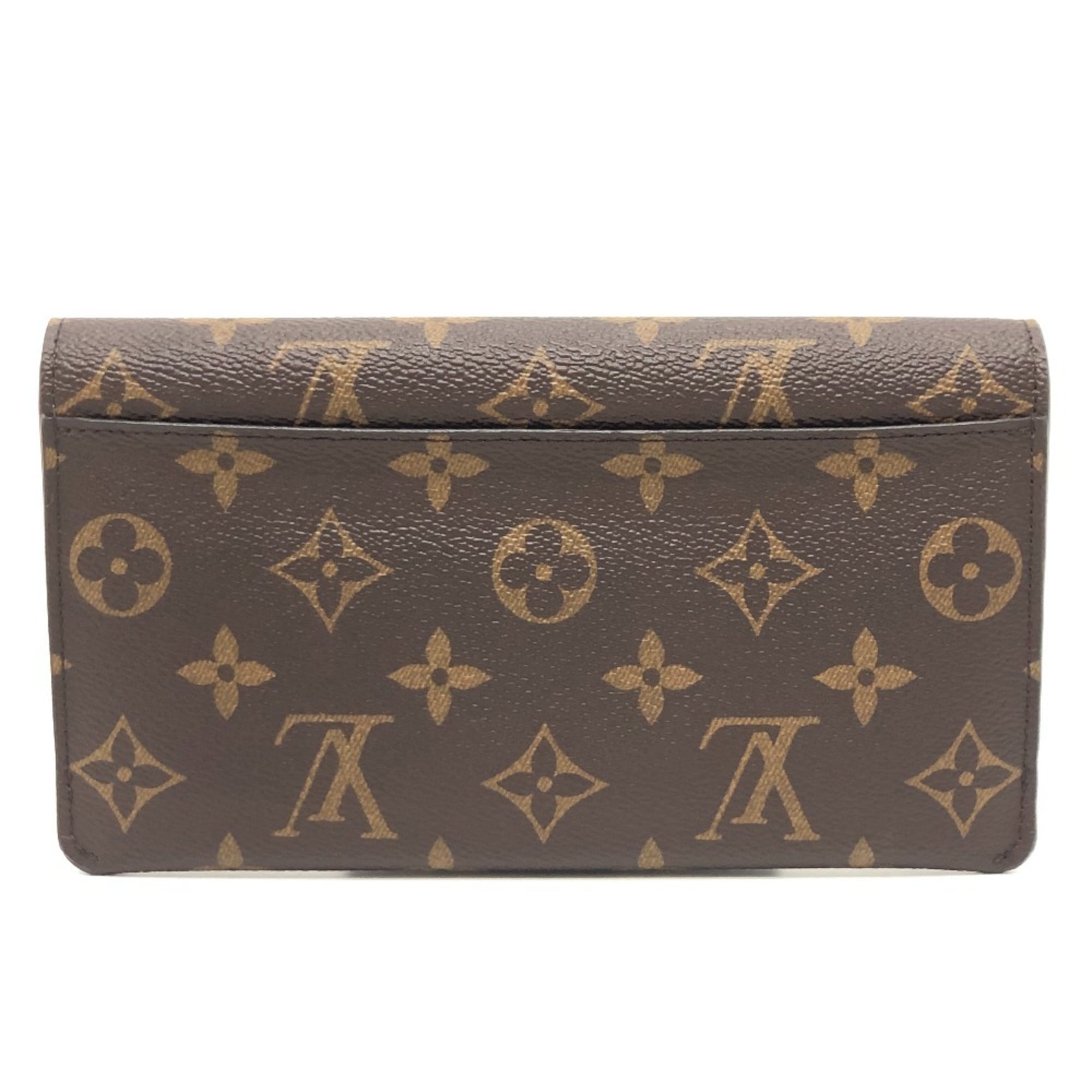 Louis Vuitton Monogram Brown Rose Ballerine Monogram Long Bill Wallet