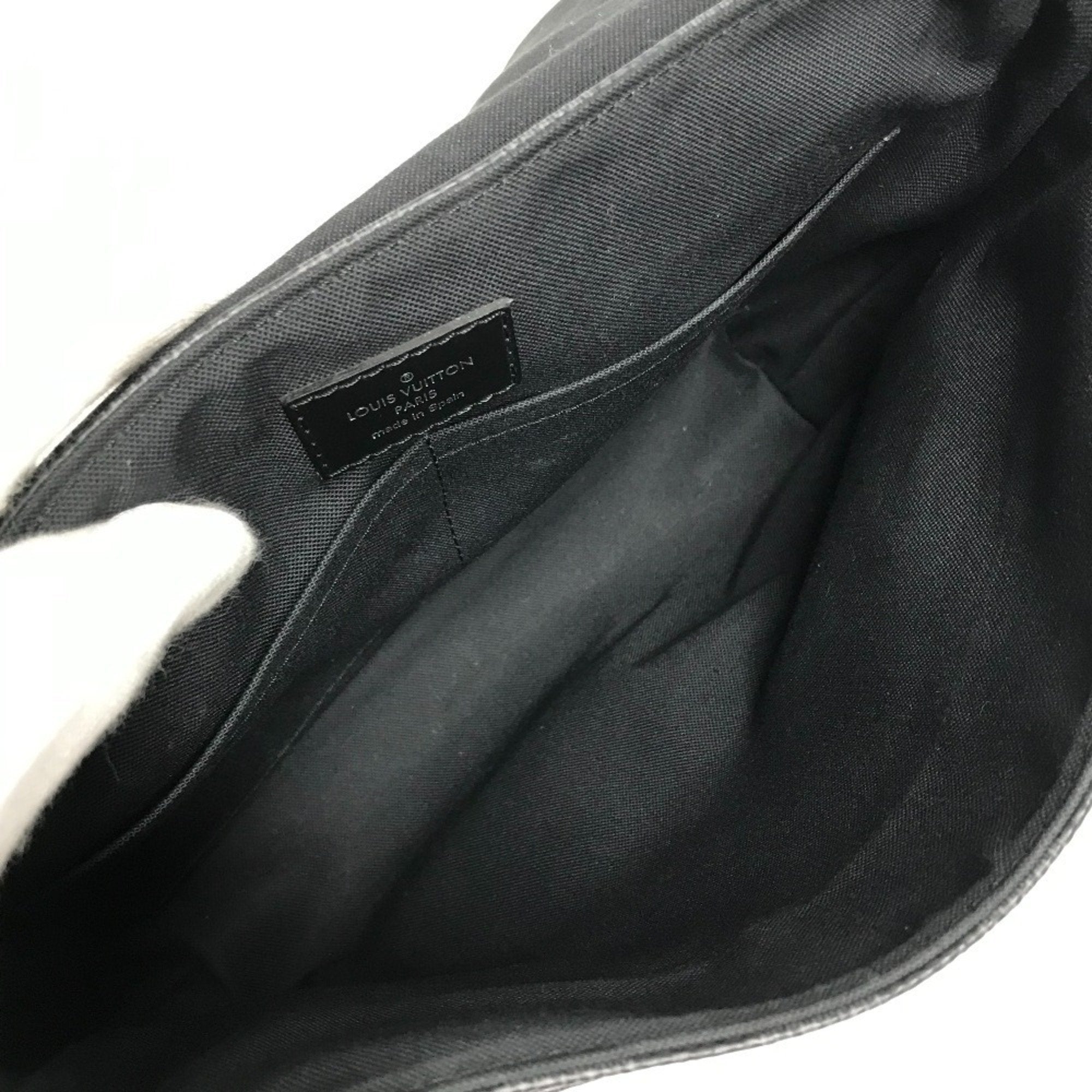 Louis Vuitton Black Blue Damier Graphite Messenger Bag Shoulder Bag