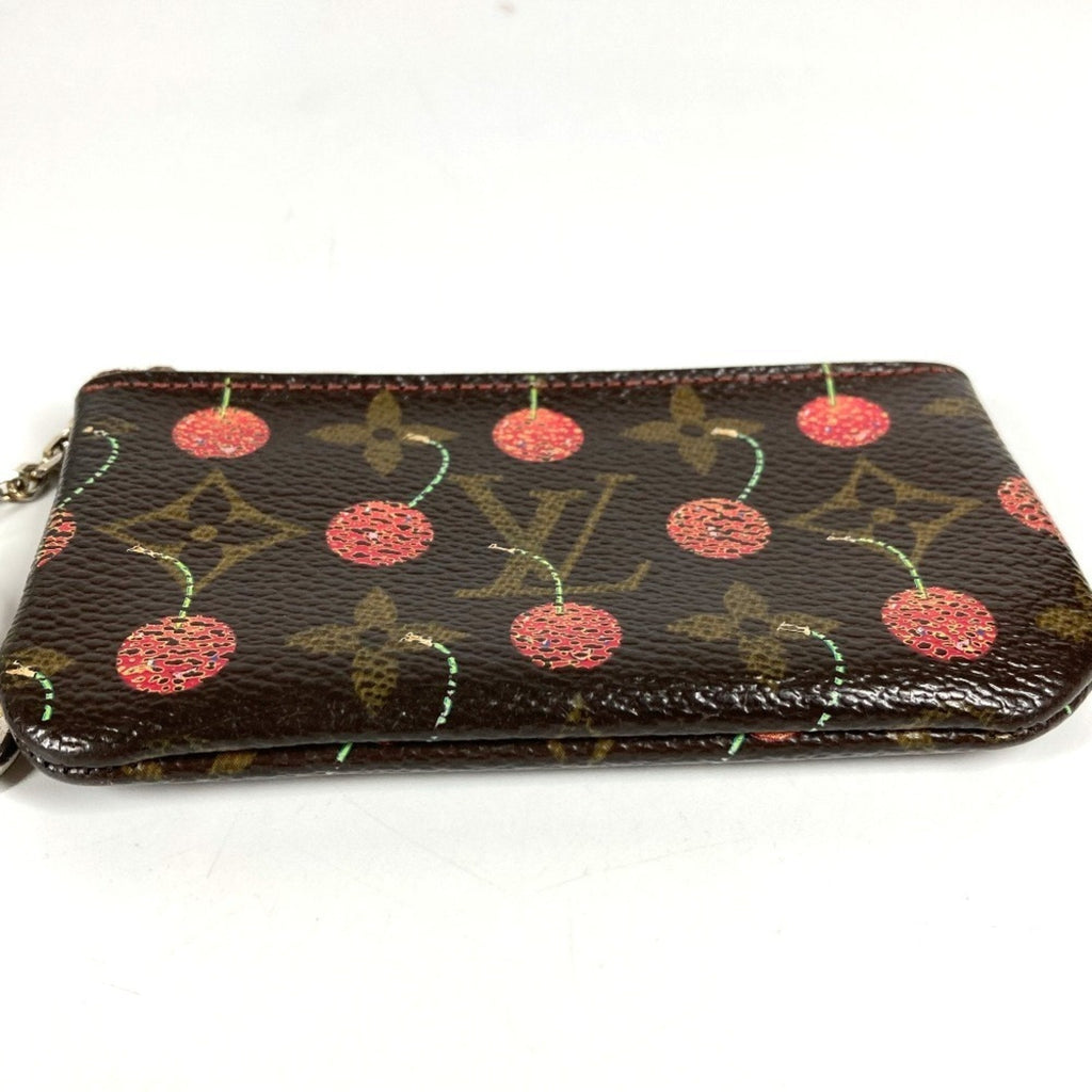 Louis Vuitton Brown Monogram Cherry Red Color Monogram Coin Purse/Coin Case