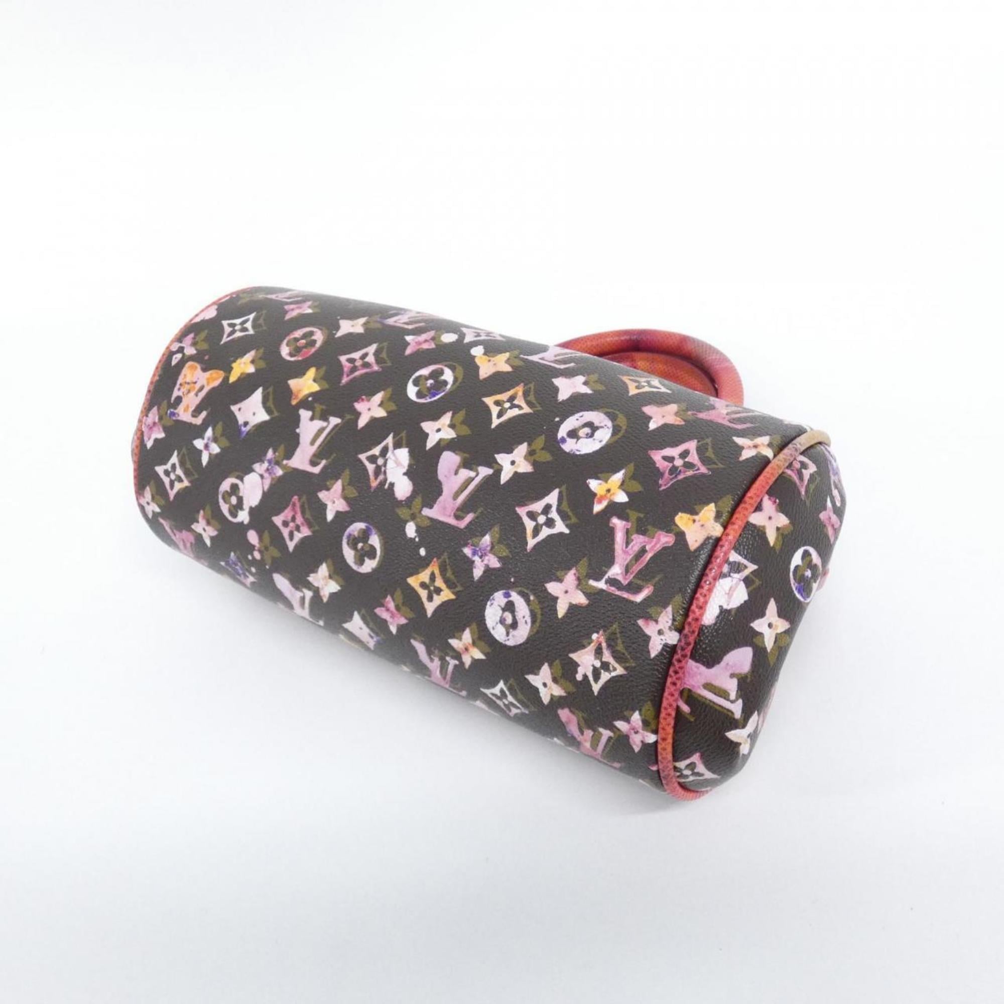 Louis Vuitton Brown Coated Canvas Handbag