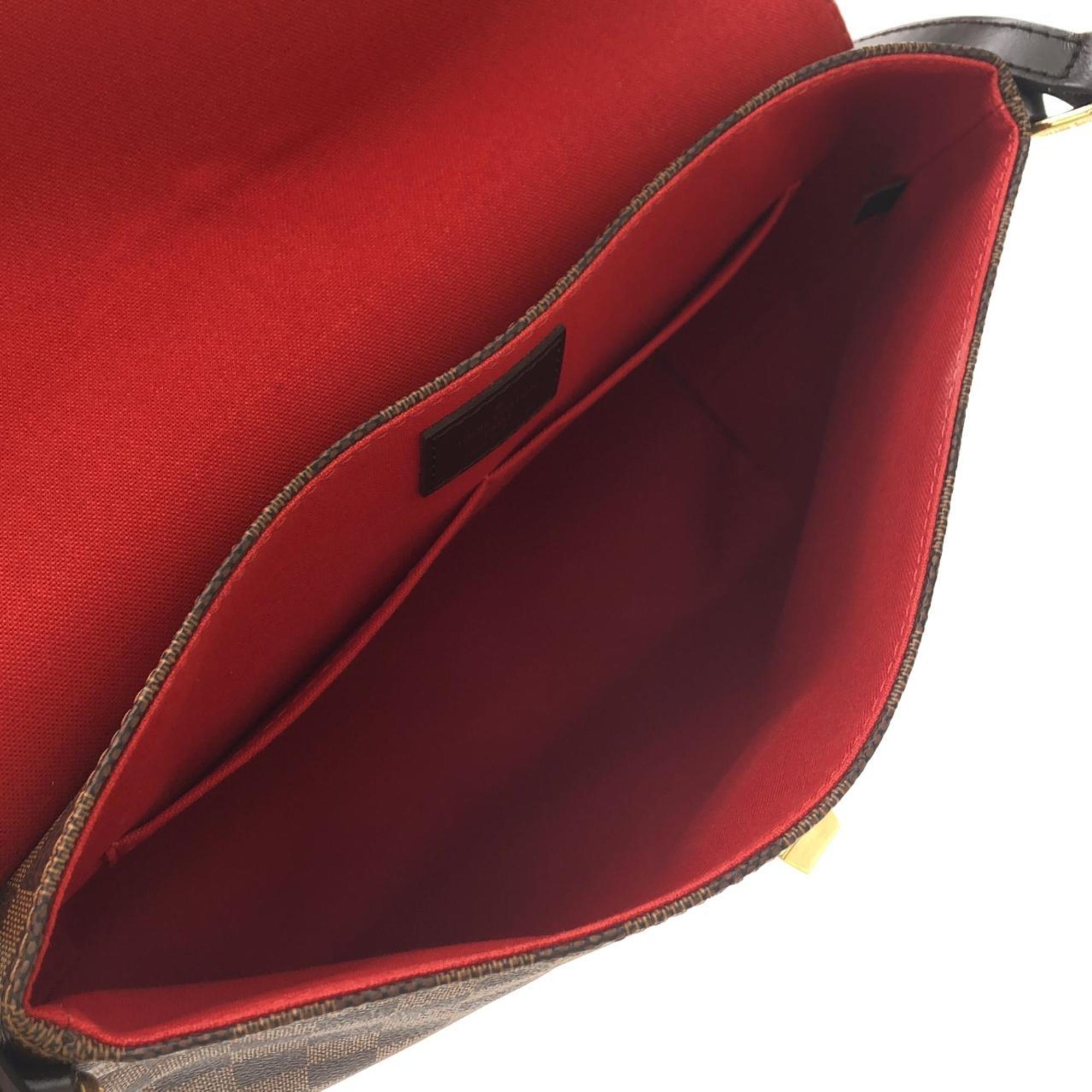 Louis Vuitton Damier Canvas Ebene Coated Canvas Shoulder Bag