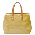 Louis Vuitton Beige Patent Leather Handbag