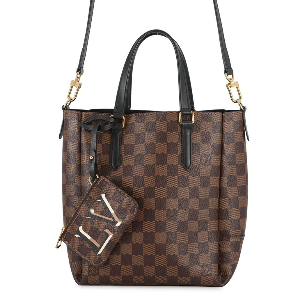 Louis Vuitton Damier Damier Canvas Ebene Damier Canvas Handbag Shoulder Bag