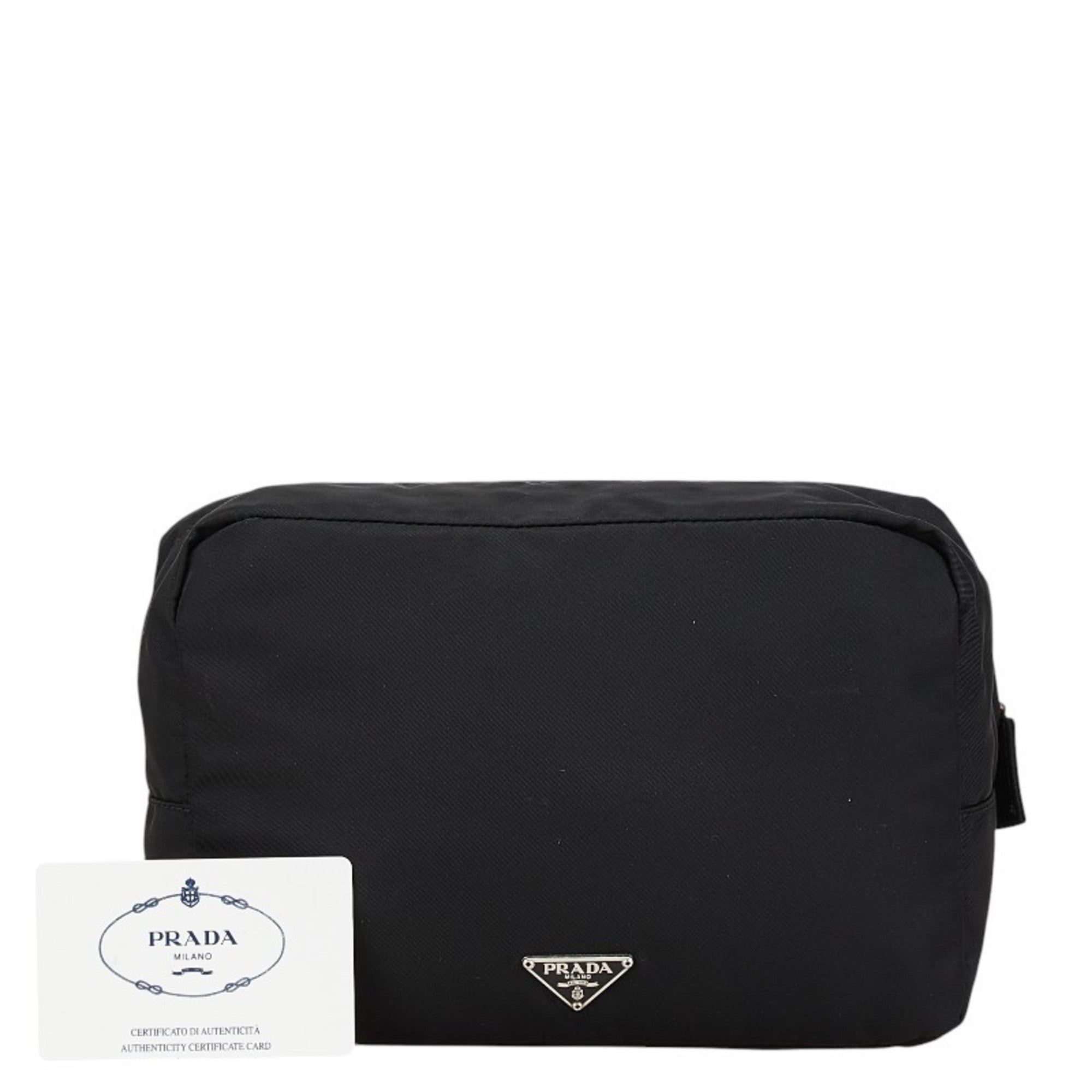 Prada Black Nylon Pouch