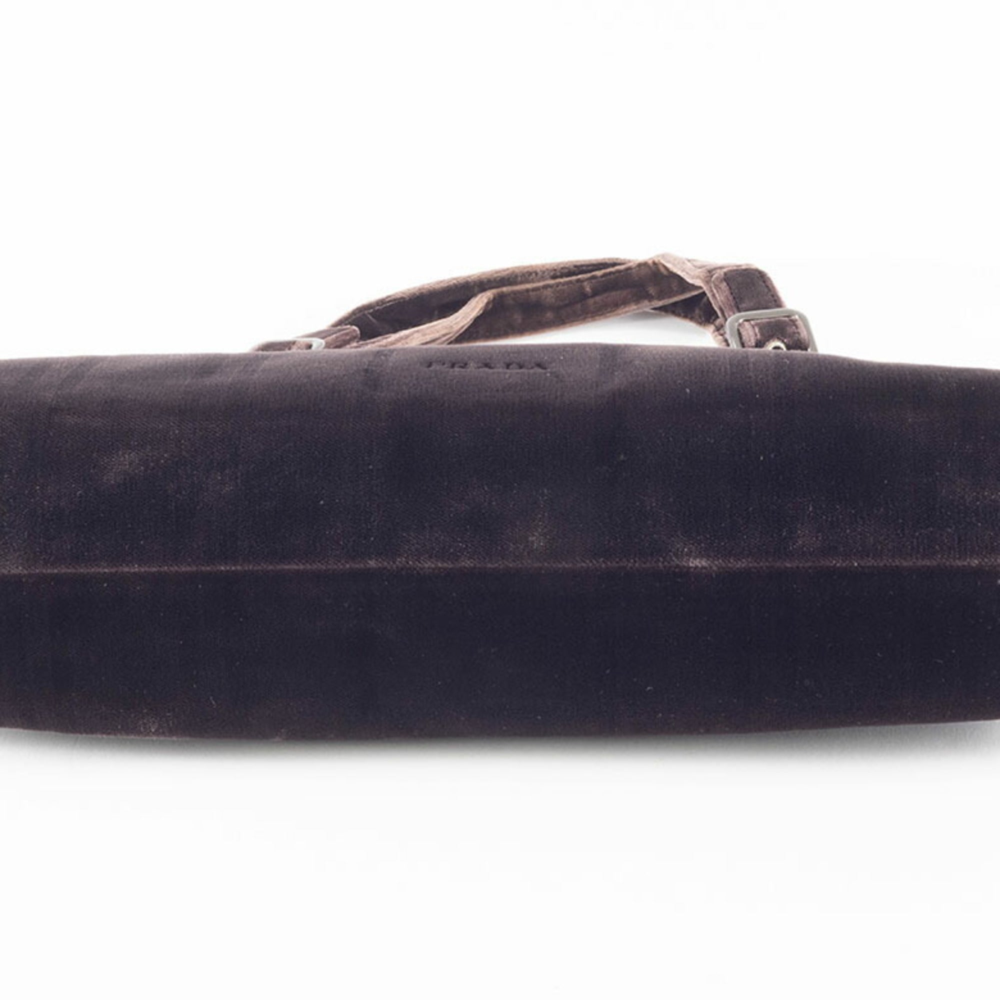 Prada Dark Brown Leather Handbag