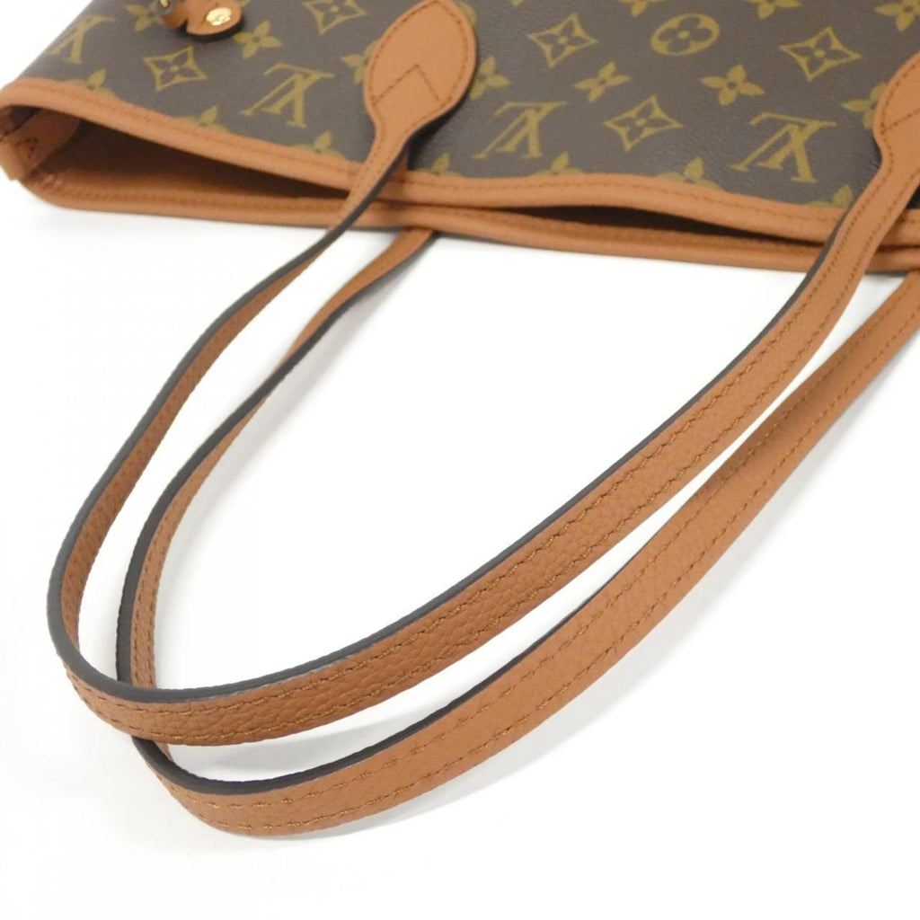 Louis Vuitton Brown Coated Canvas Leather Handbag