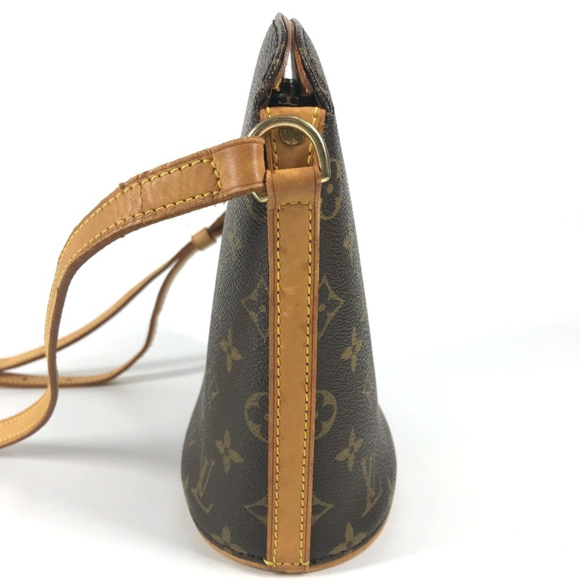 Louis Vuitton Brown Monogram Handbag Pochette Shoulder Bag