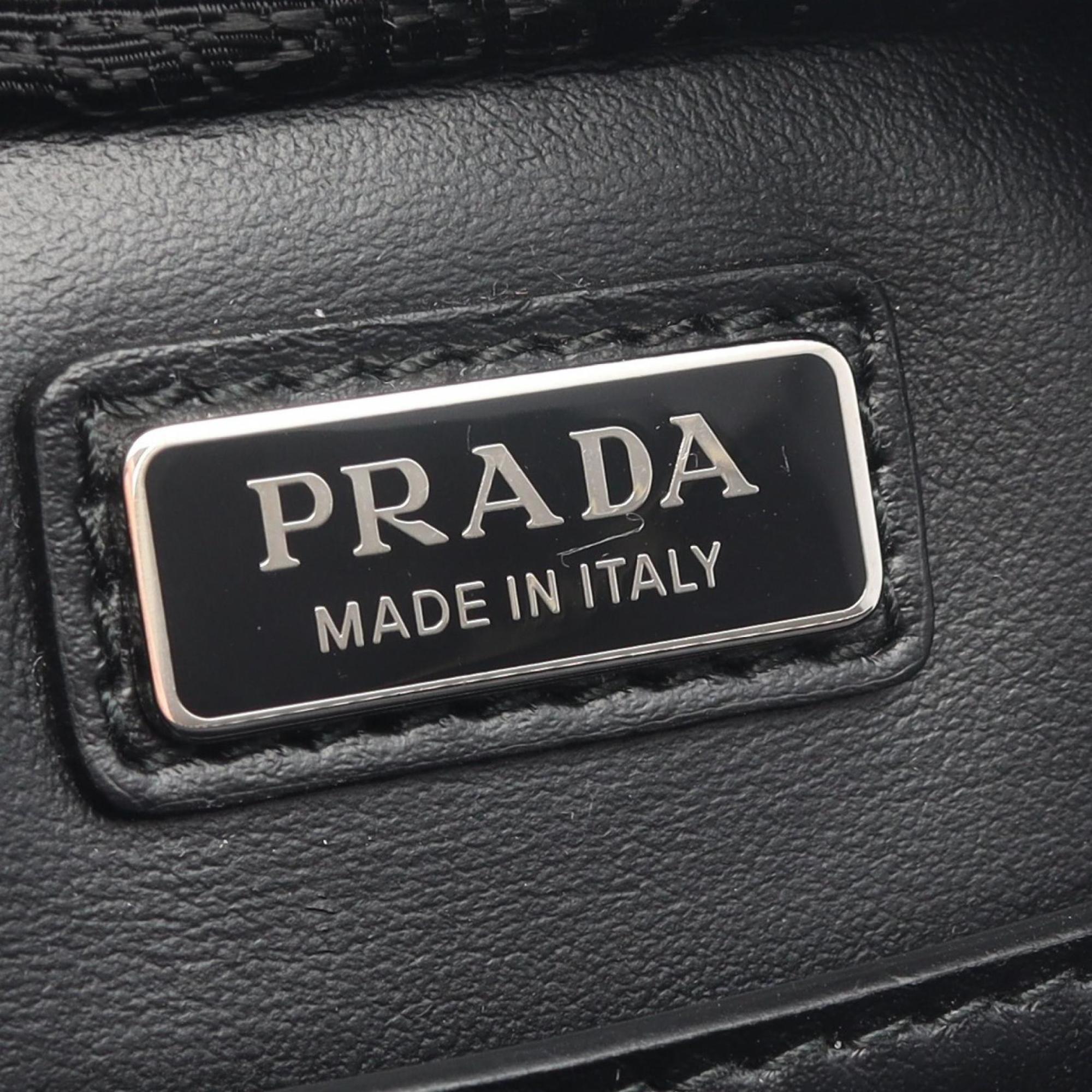 Prada Black Patent Leather Shoulder Bag