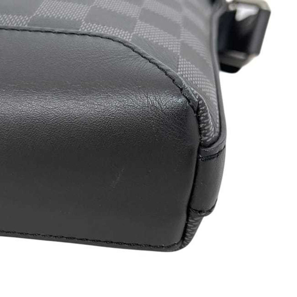 Louis Vuitton Black Damier Infini Leather Shoulder Bag