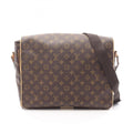 Louis Vuitton Brown Coated Canvas Leather Shoulder Bag