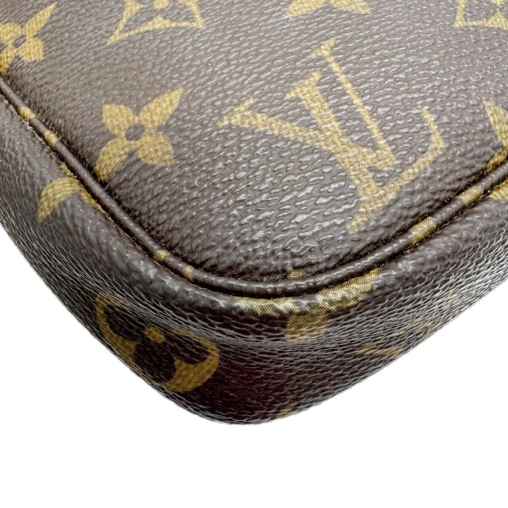 Louis Vuitton Brown Monogram Pochette Pouch