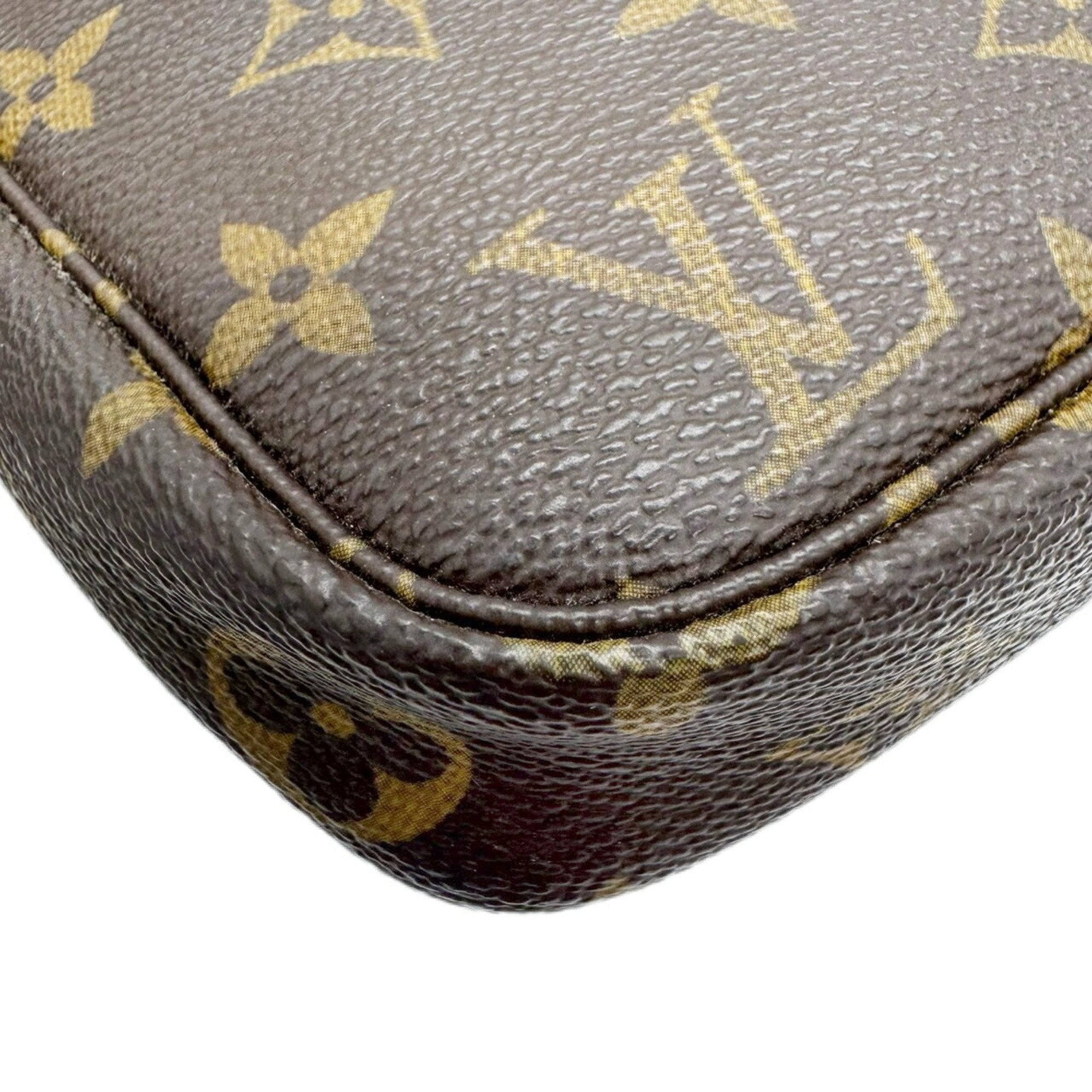 Louis Vuitton Brown Monogram Pochette Pouch