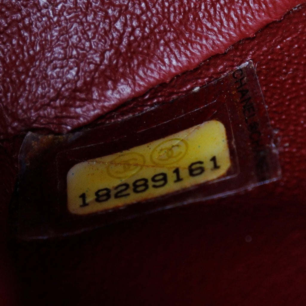 Chanel Red Color Leather Shoulder Bag
