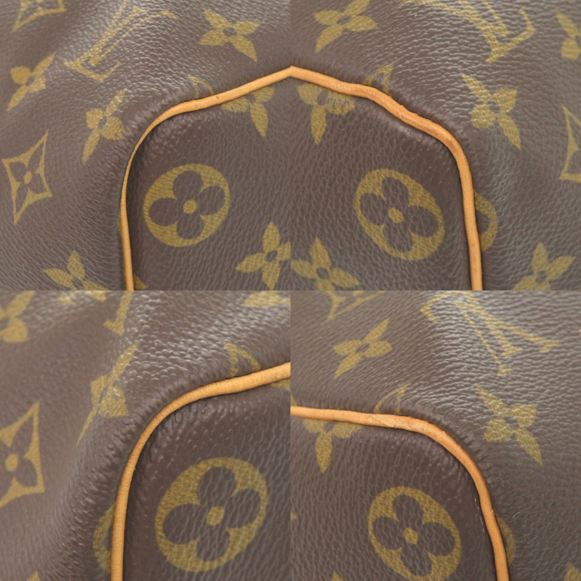 Louis Vuitton Brown Monogram Canvas Boston Bag