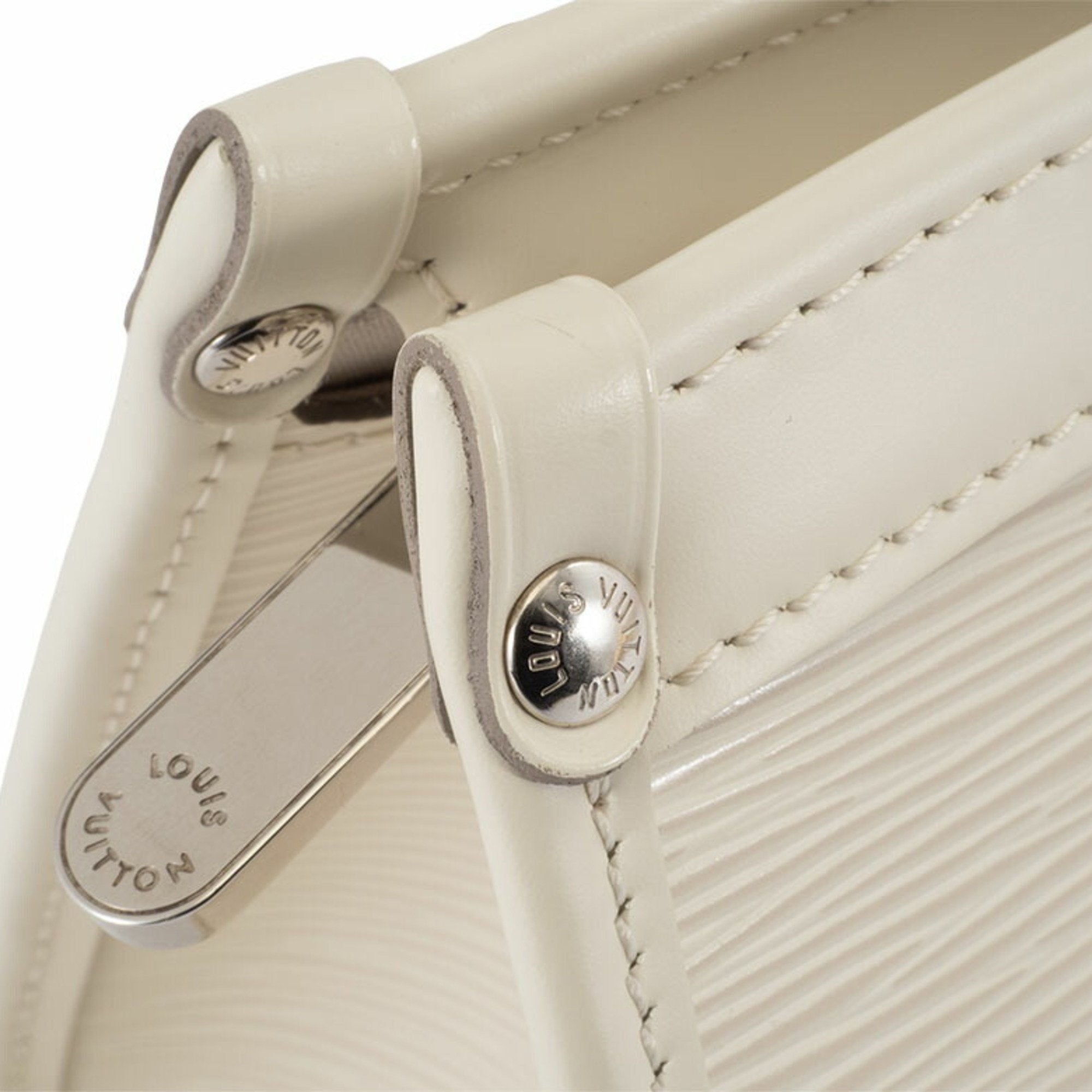 Louis Vuitton Lv Off White Epi Leather Handbag
