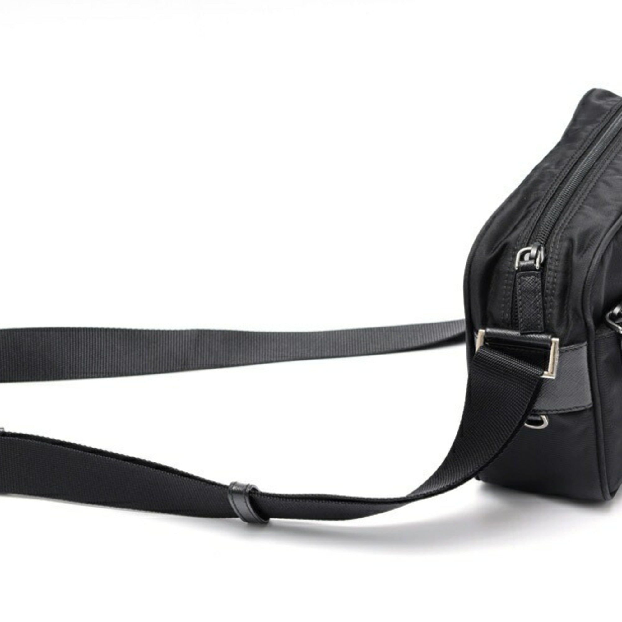 Prada Black Nylon Shoulder Bag