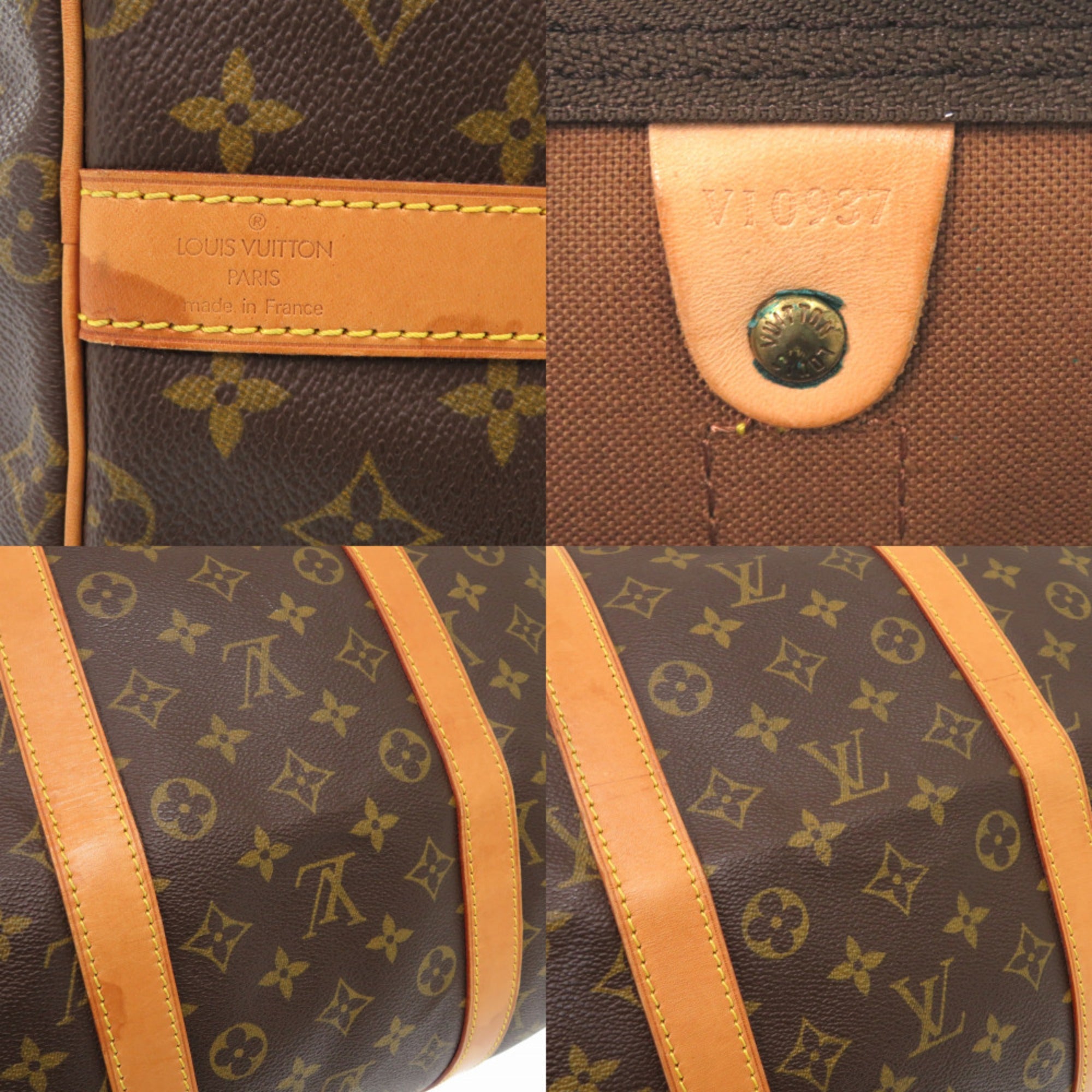 Louis Vuitton Brown Monogram Canvas Boston Bag