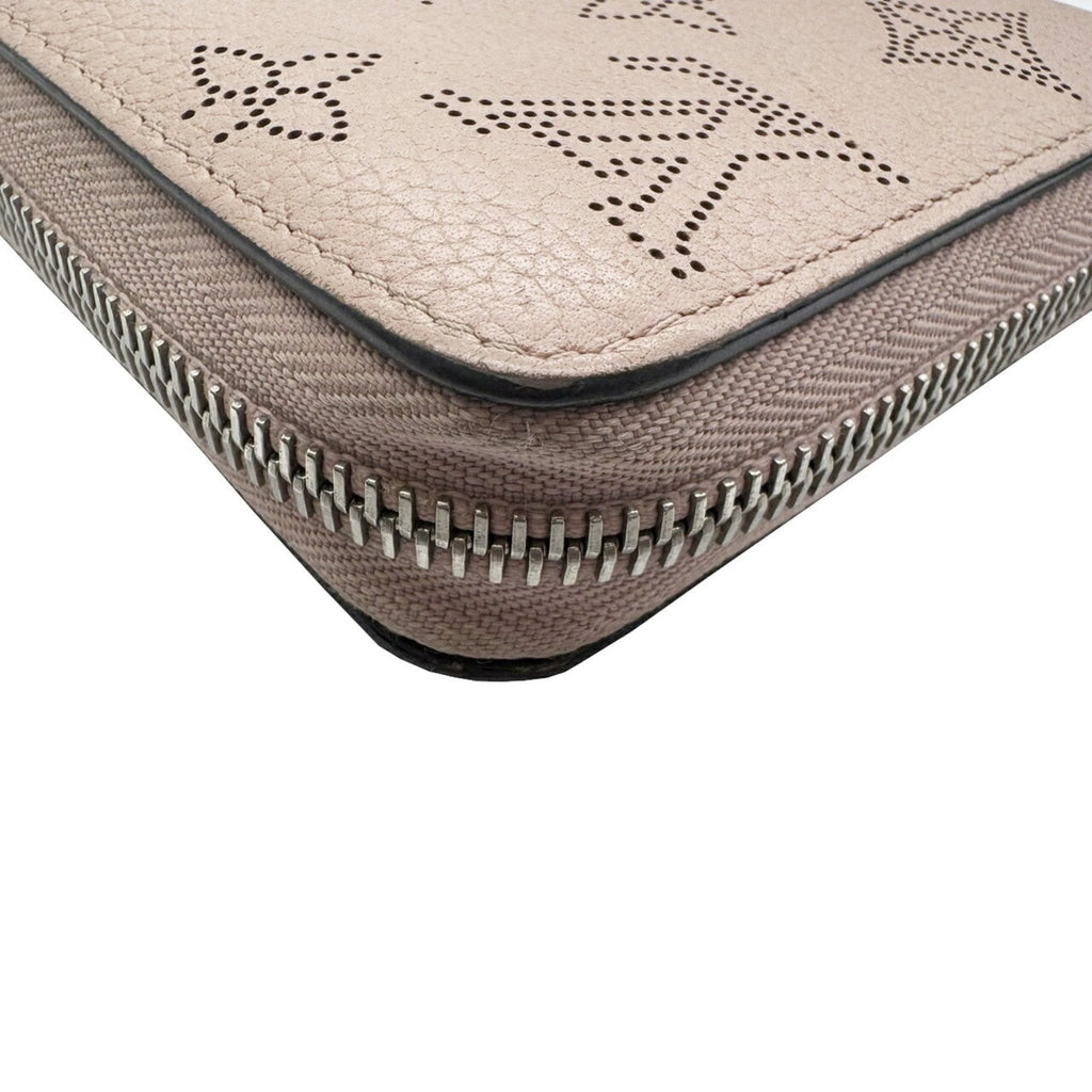 Louis Vuitton Mahina Pink Mahina Leather Long Wallet