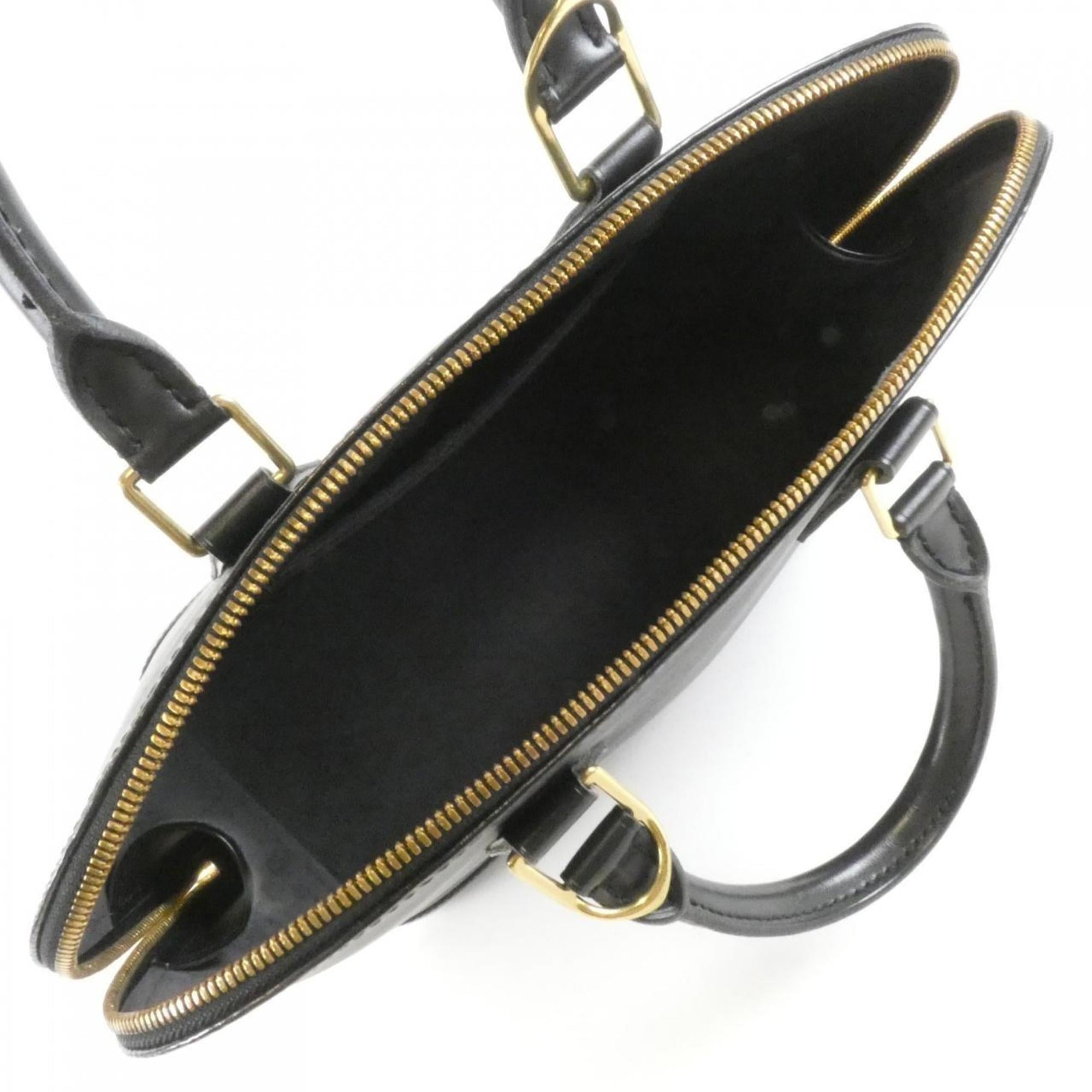 Louis Vuitton Black Leather Handbag
