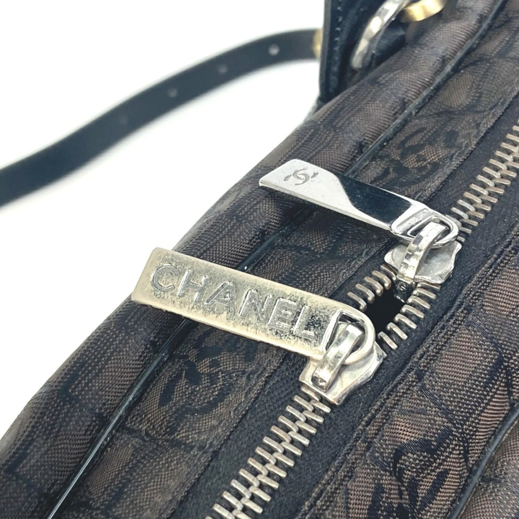 Chanel Brown Cloth Briefcase
