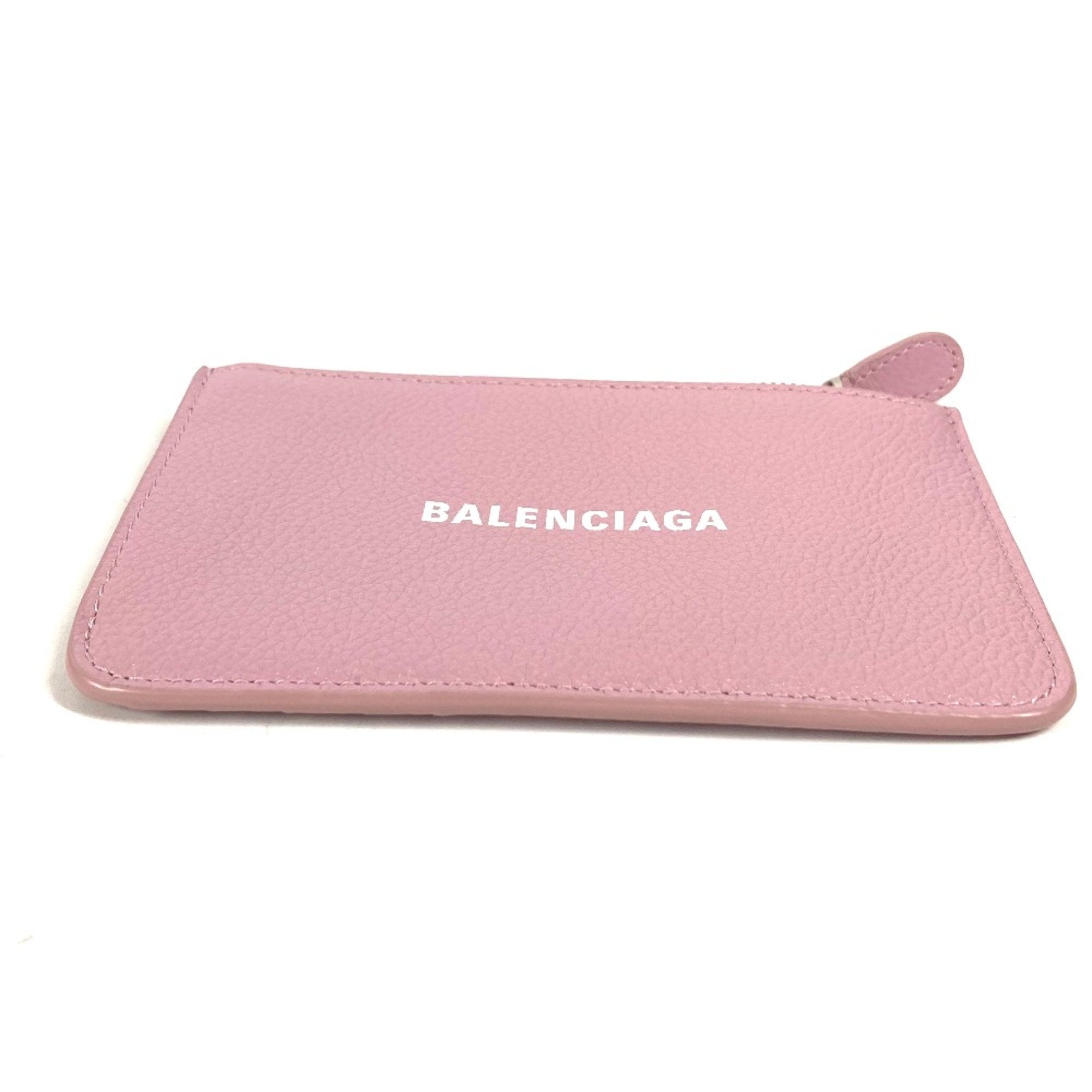 Balenciaga Pink Leather Coin Purse/Coin Case