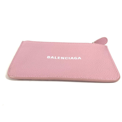 Balenciaga Pink Leather Coin Purse/Coin Case